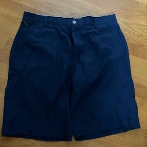 blue men’s shorts
